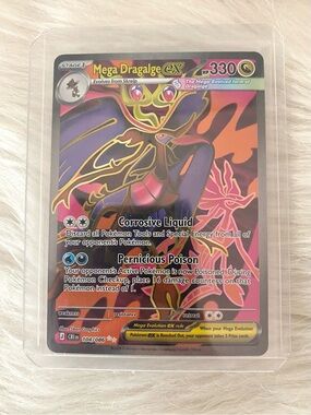 Mega Dragalge Ex Chaos Rising Full Art Pokémon Card Ultra Rare
